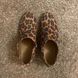 Leopard booties